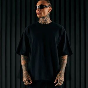 💥3/$20 Fashion Nova Men's Black Oversized Crewneck Tee
